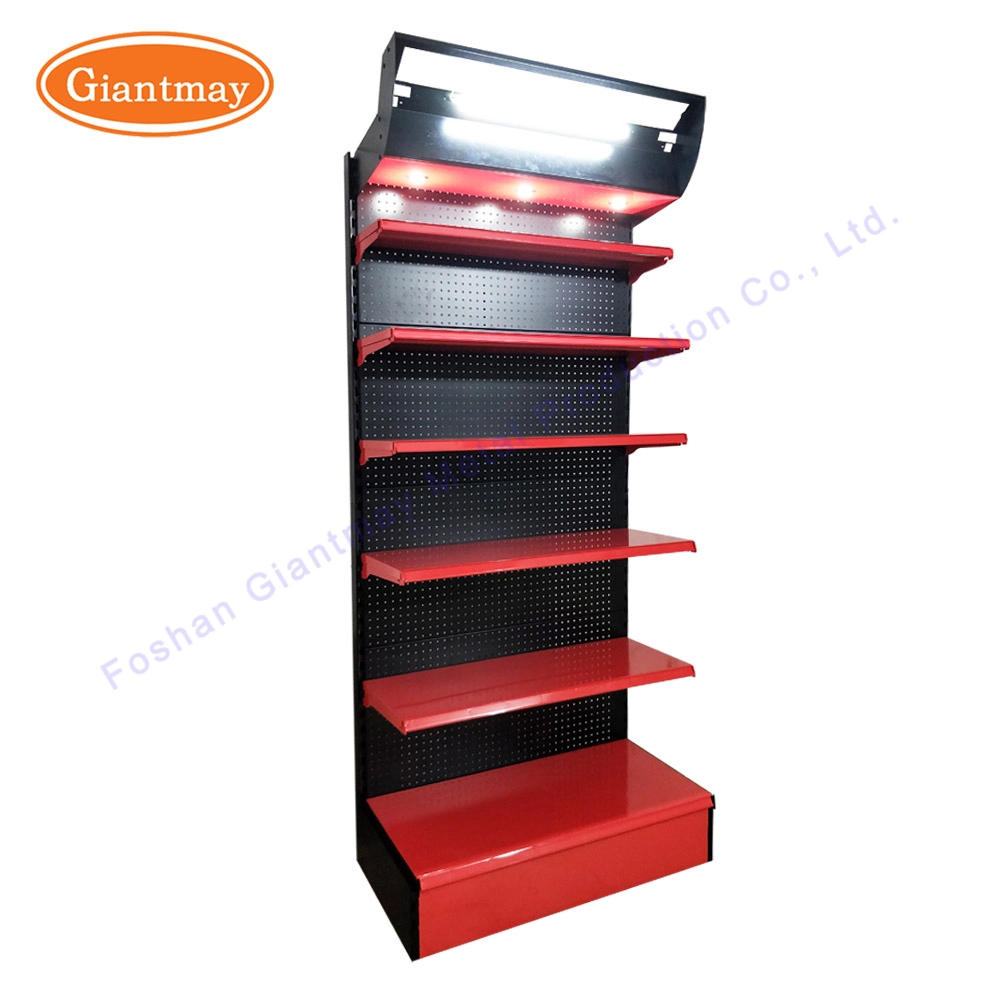 Exhibition Display LED Light Box Stand Pegboard Tool Shelf Rack