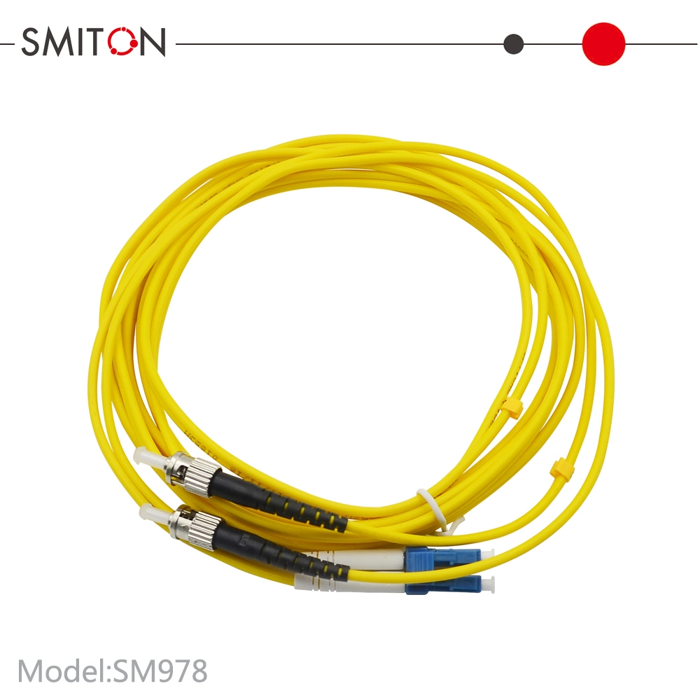 2.0mm Single Mode Duplex ST-LC Fiber Optic Patch Cord Jumper Cable