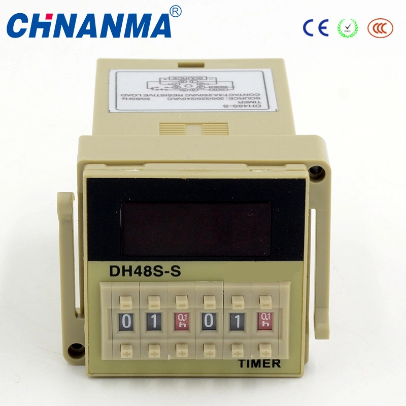 شاشة عرض Dh48j LED Wide Range Cycle Digital 220V Time Relay