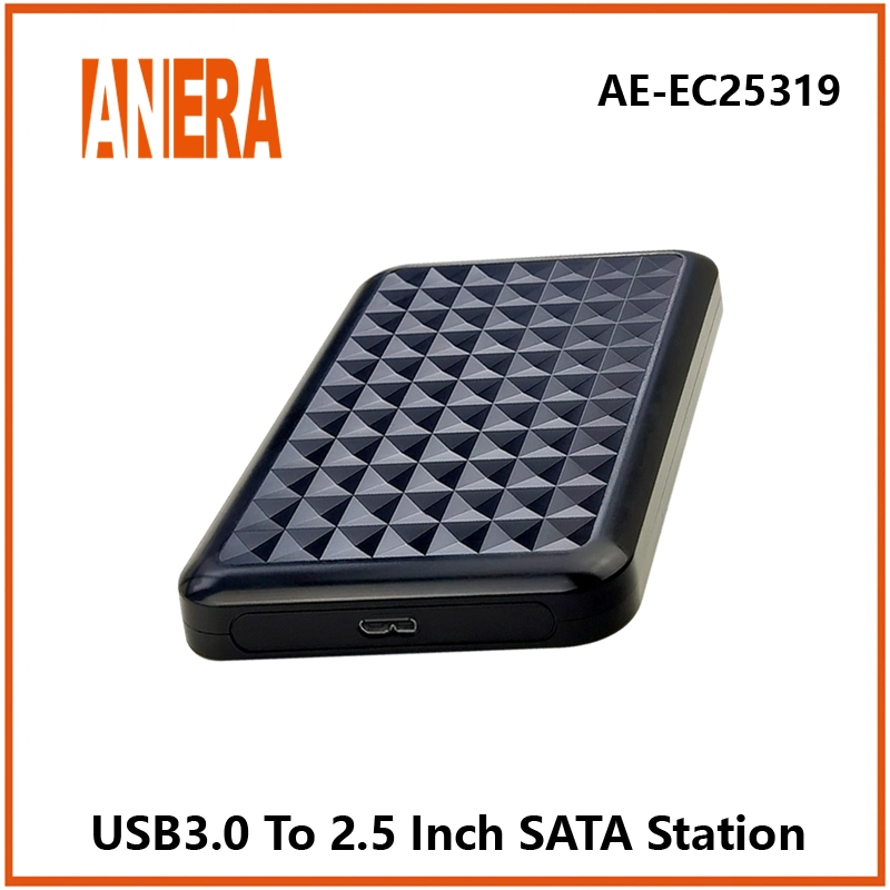 Anera Sliding High Speed USB 3.0 to SATA HDD Enclosure for 2.5 Inch SATA HDD SSD