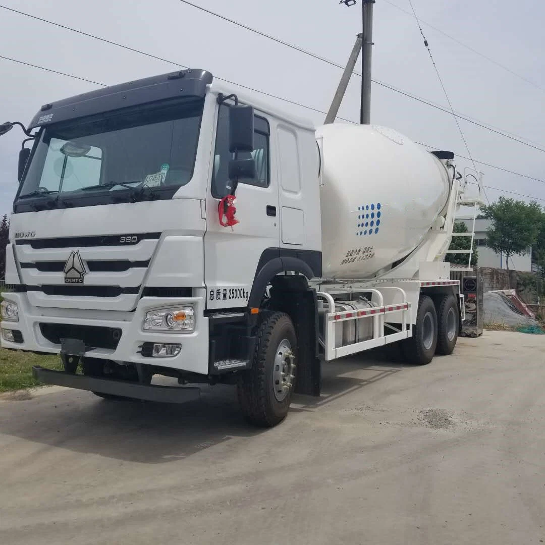 10m3 HOWO 120hp 6X4 Cement tambor mezclador de hormigón camión