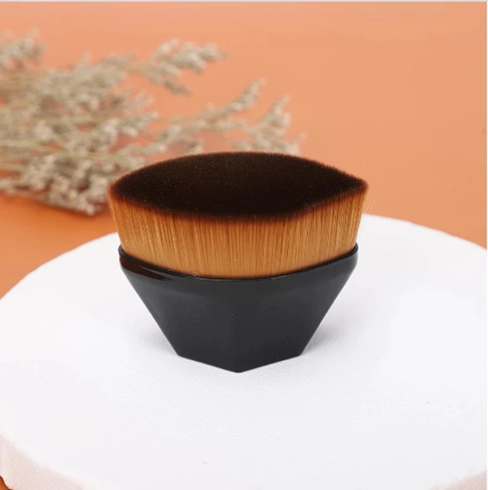 Makeup Brush Professional Cheek Make up Brush Natural Hair Foundation Powder Brush Six Corner Brush Nylon Hair