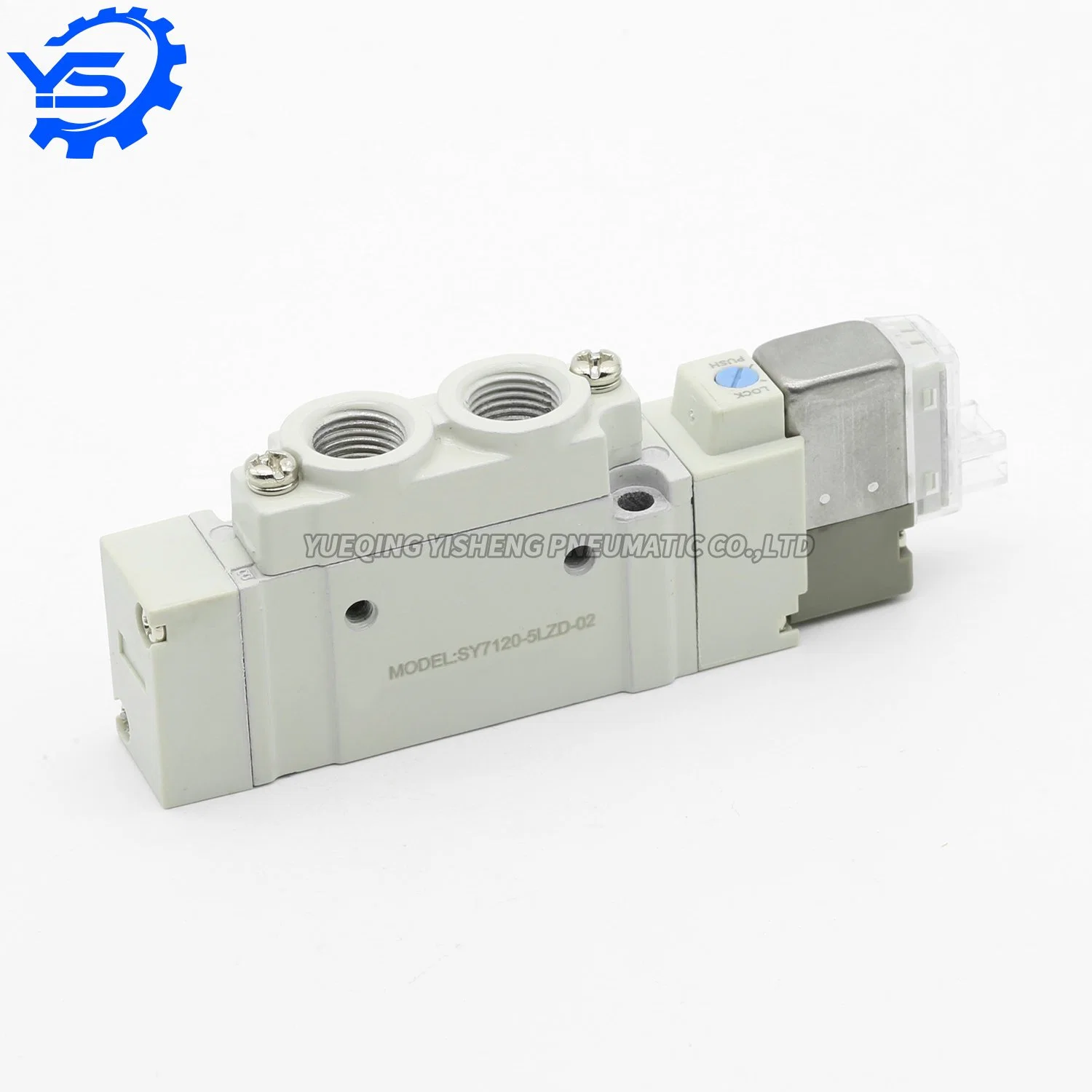 Sy7120-5lzd-02 SMC Type Air Controller Valve Aluminum Alloy Pneumatic Solenoid Valve with DC24V Single Coil