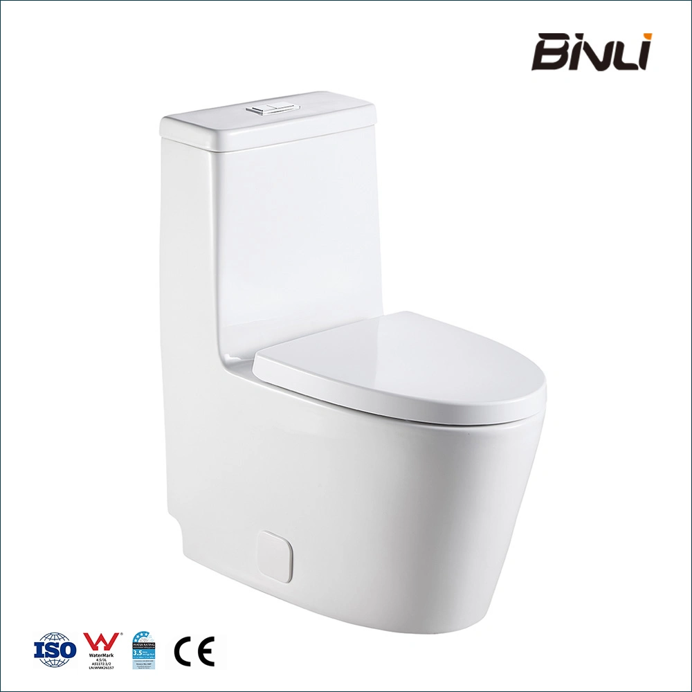 China Manufacturer Cupc American Elongated Tornado Flush Ceramic One Piece Bathroom Toilet