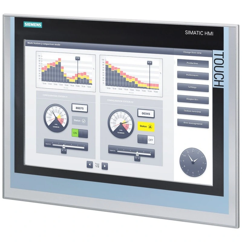 New-Original 6AV2124-0QC02-0ax1 Simatic-HMI Tp1500-Comfort Comfort-Panel Touchscreen-15 Inch-Widescreen TFT-Display