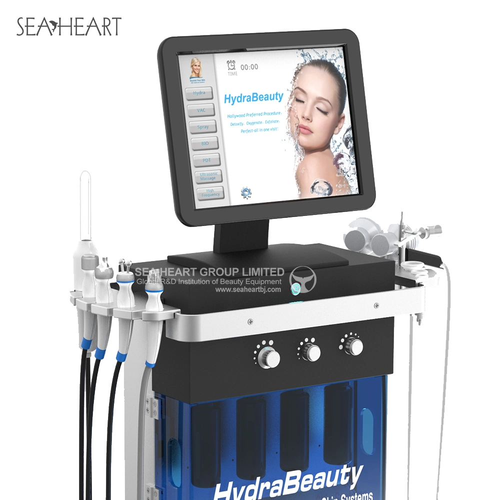 New Arrival Skin Analyzer Function SPA18 10 in 1 Facial Dermabrasion Machine