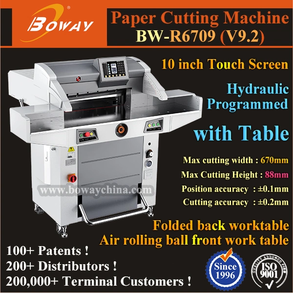 Hydraulic Automatic Programmed Design Paper Slitting Business Card Cutter
