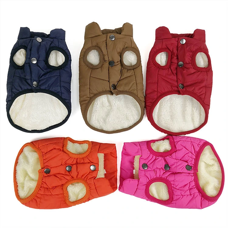 Hundejacke Haustier Hersteller Fleece Gefüttert Warme Designer Hundejacke Puppy Winter Soft winddichtes OEM Custom Kleidung für Haustier Kostüme