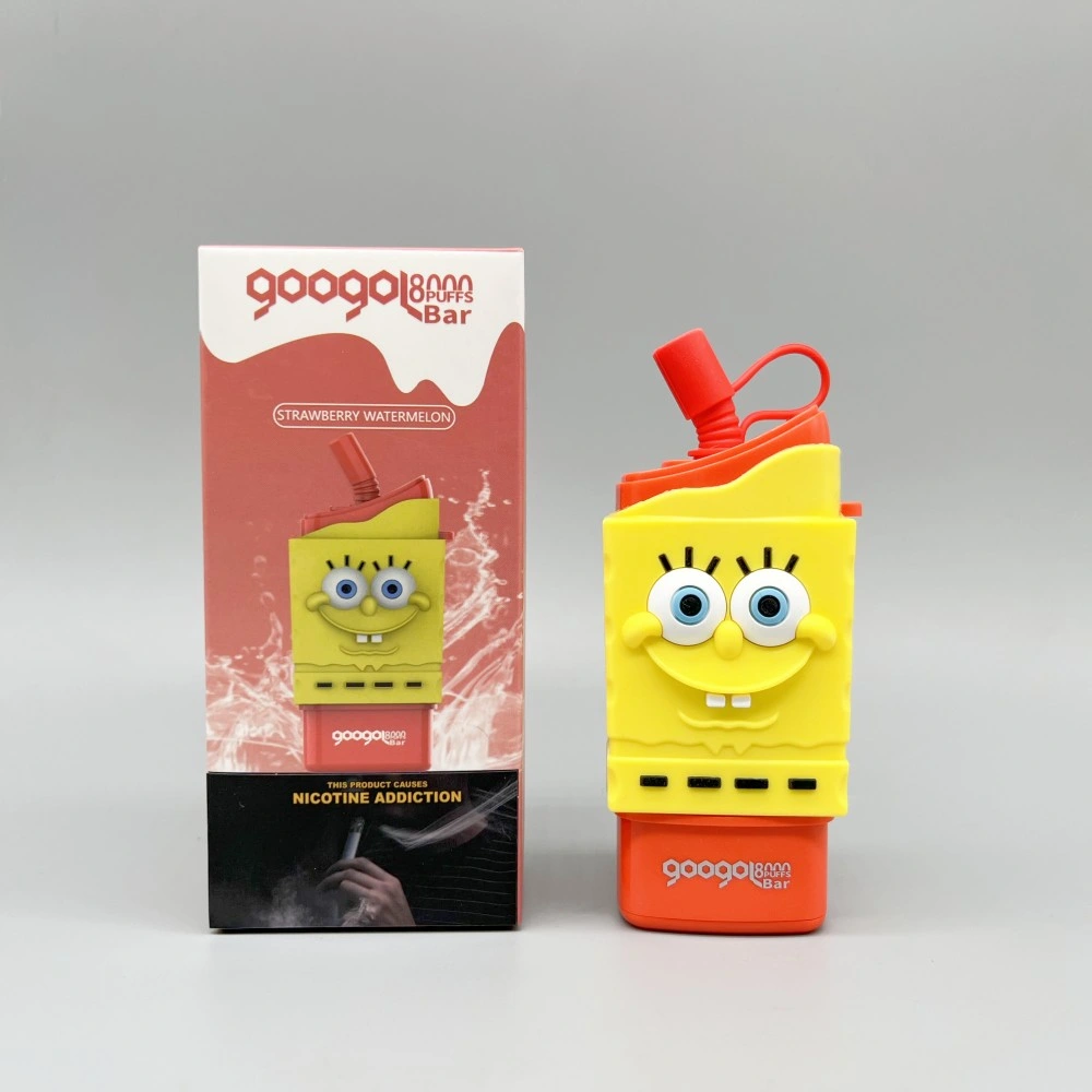 New Customer Sample Order Googol Bar 8000 Puffs Various Flavors 16ml E-Liquid Capacity 600mAh Battery Patented Disposable/Chargeable 5% Nic Salt Vape Pen