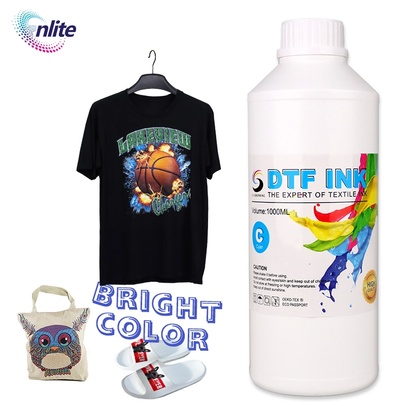 Color Dtf Textile Welry Ink Digital Printing Environment Friendly Water Based Ink for Screen Printin