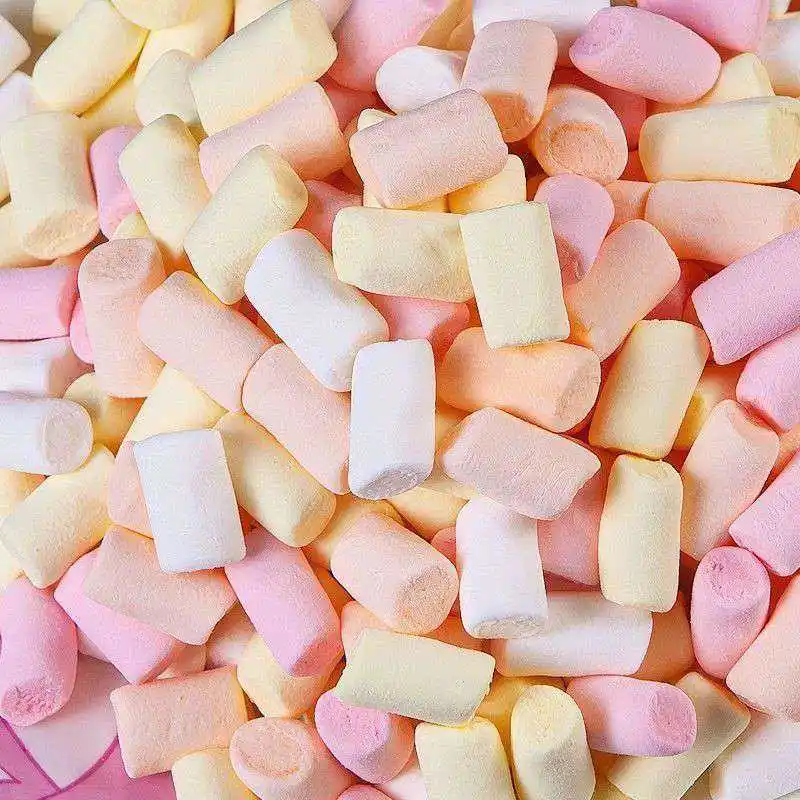 Großhandel Custom New Arrival Getrocknete Marshmallows Verschiedene Form Dehydriert Freeze Getrockneter Marshmallow