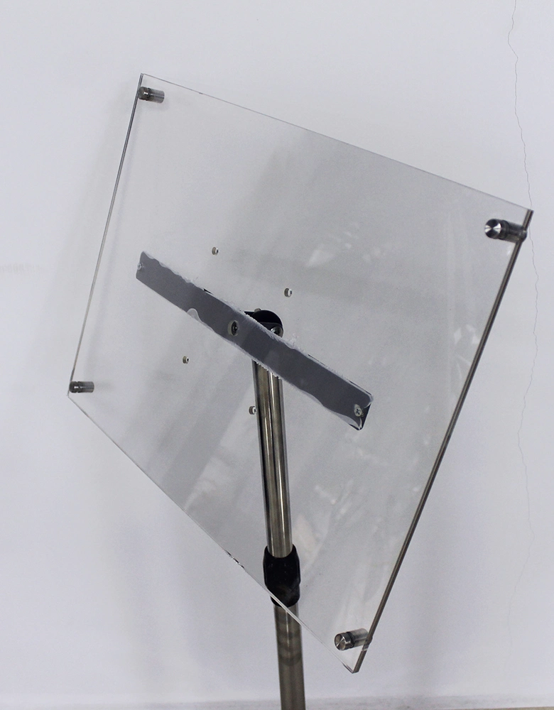 Acrylic A3 Stainless Steel Stanchion Book Sign Holder Poster Stand