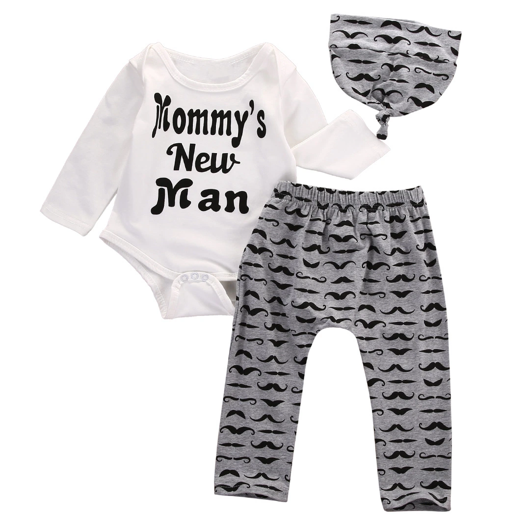 Vestuário de algodão de alta qualidade para bebé ABC para criança, 0-3 meses Personaliza as roupas para bebé recém-nascido vestuário de inverno para bebé quente confortável