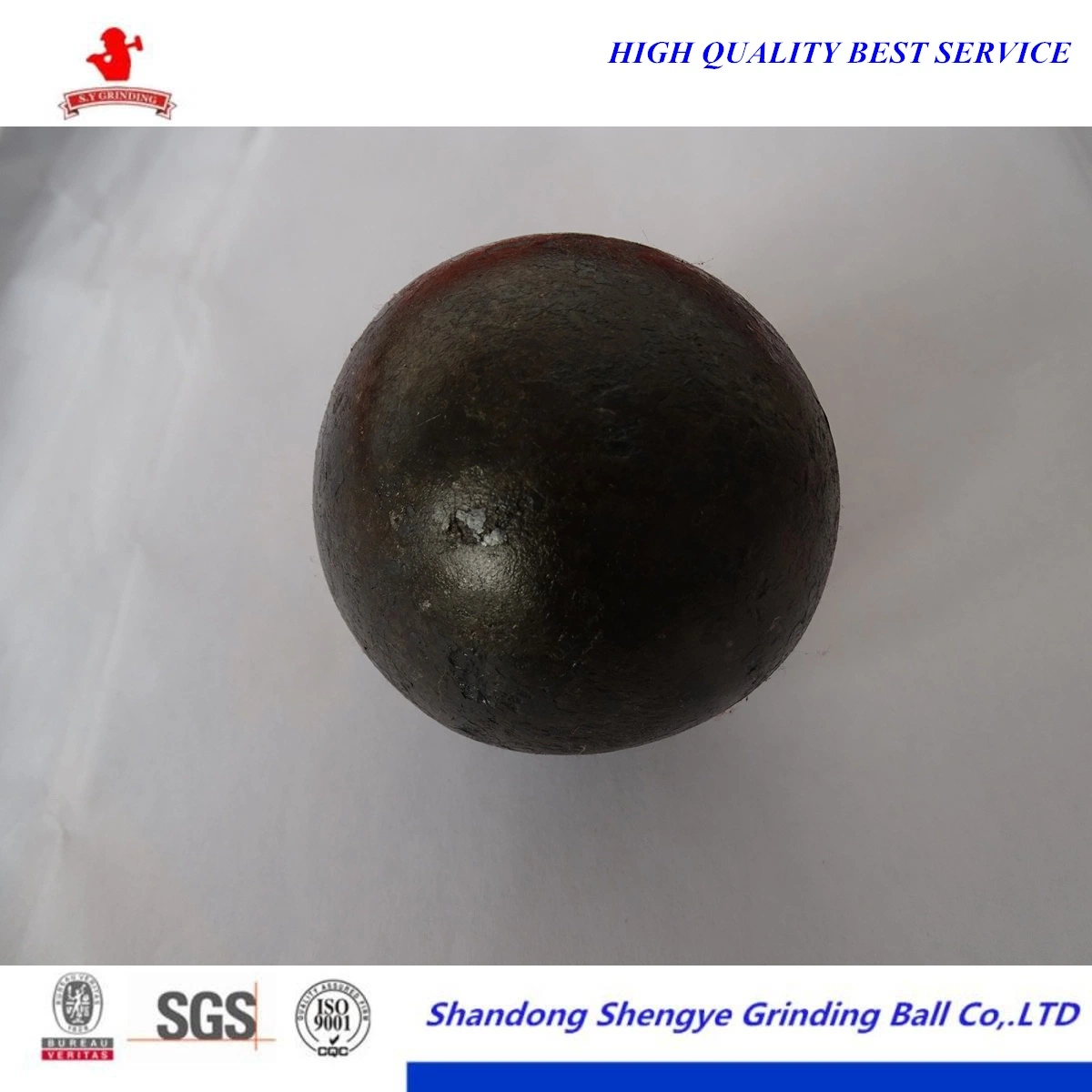 Dia. 1"-6" Forged Grinding Media Steel Ball for Metal Mines