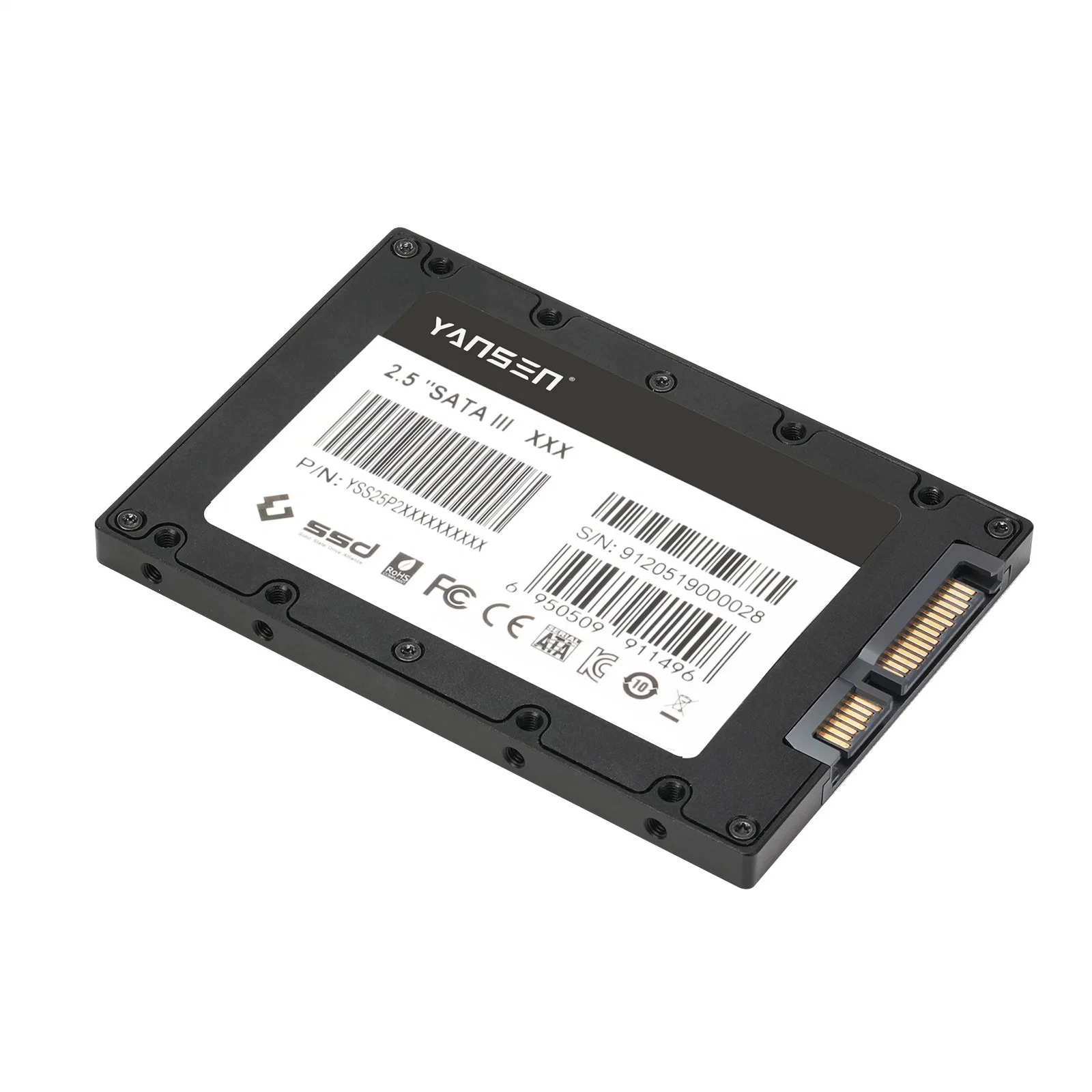 Yansen 2,5 pulgadas SSD industrial SATA para computadora host SSD 2tb