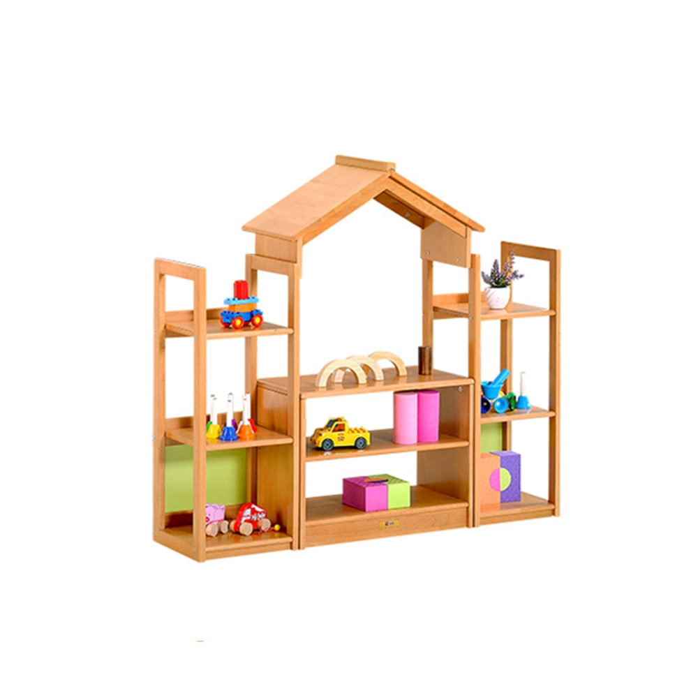 Los niños de madera de almacenamiento de juguetes, libros para niños y armario de almacenamiento de juguetes, los niños muebles de madera, jardín de infantes de almacenamiento de juguetes de madera armario de combinación