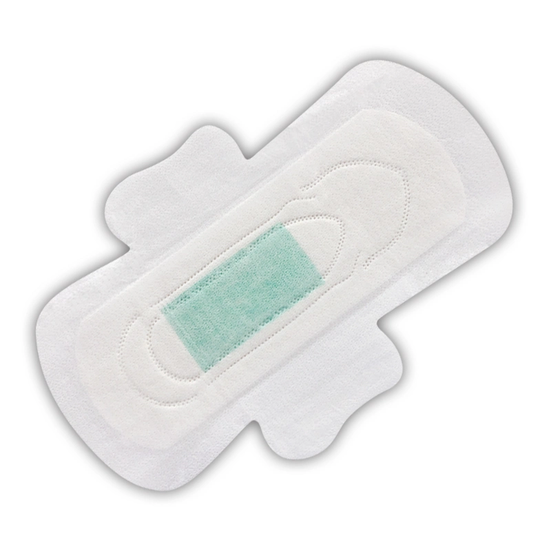 Grüner Tee Ultra Thin Hygiene Servietten Menstrul Pads Frauen Hygiene Pads mit saugfähigem Papierkern