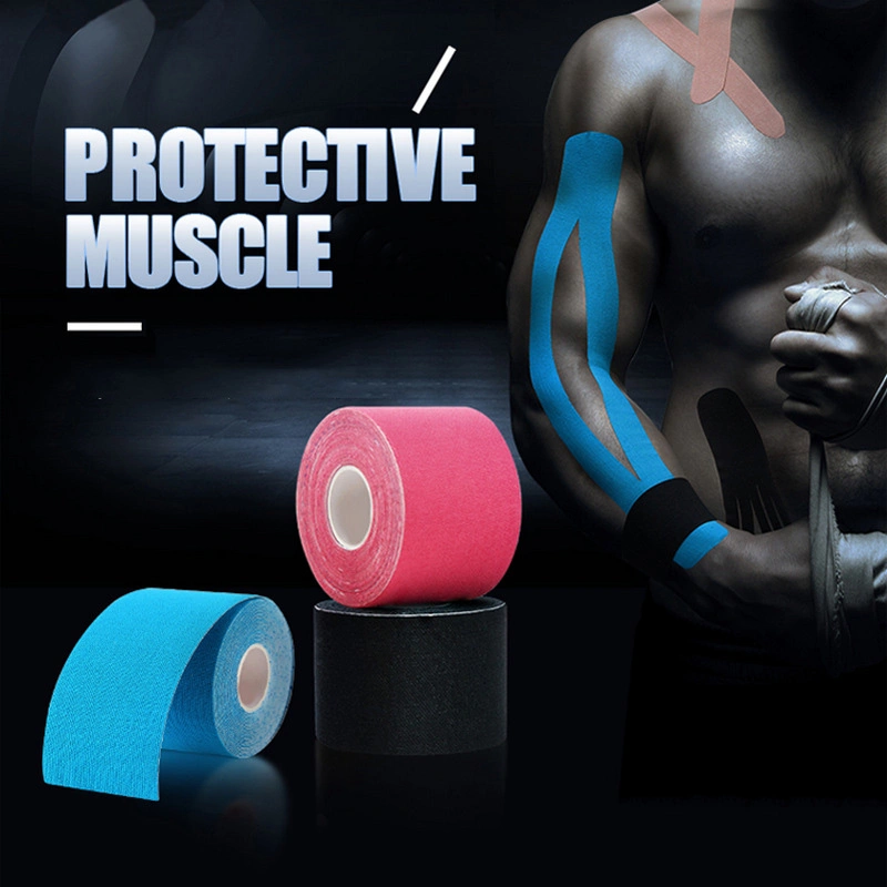 OEM Accepted Medical Waterproof Cotton Elastic Athletic Sports Kinesiology Tape Compression Tape