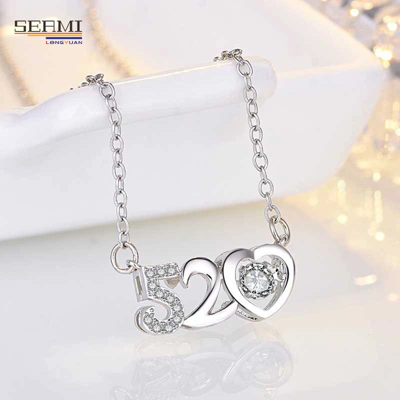 Romance 520 Beating Heart Clavicle Chain Valentine's Day Accessories