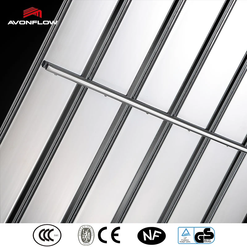 Avonflow CE/NF/GS/ETL/UL Chrome Hydronic Hot Water Central Heating Home Steel Designer Towel Radiator