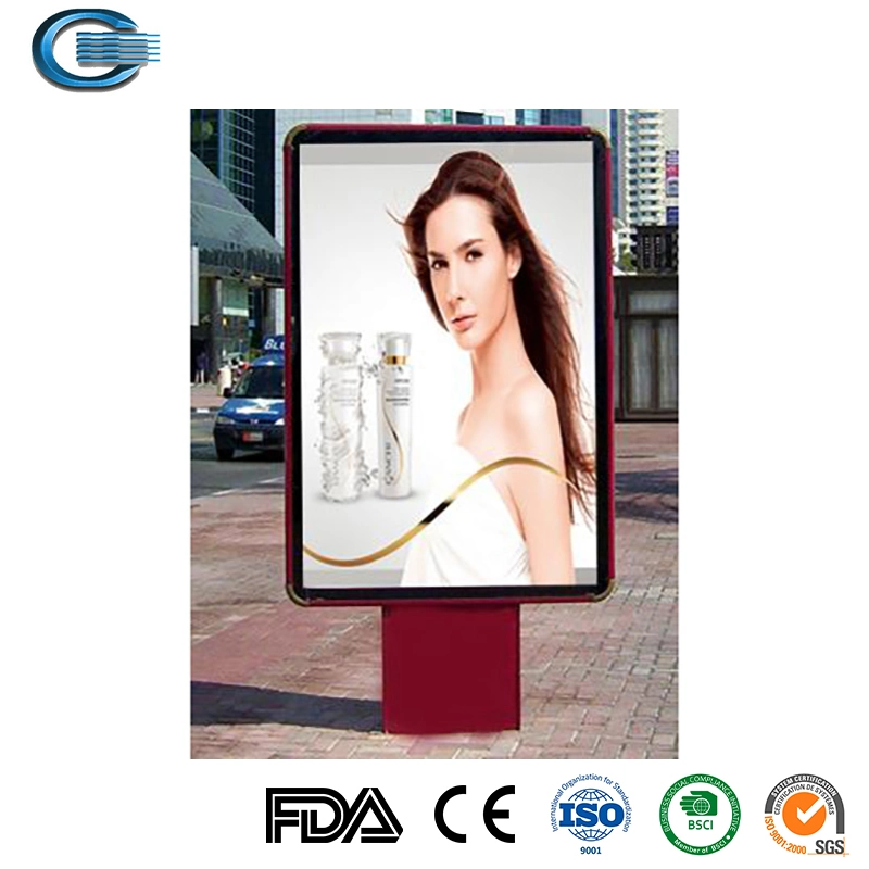 Huasheng Sign Profile Backlit Fabric Advertising Lightbox Advertising Light Box LED