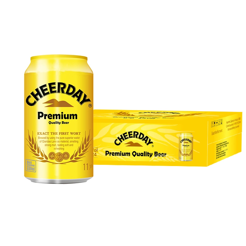 Cheerday 5% vol 330ml lata Phuket Lager Beer Pils Tin Cerveja