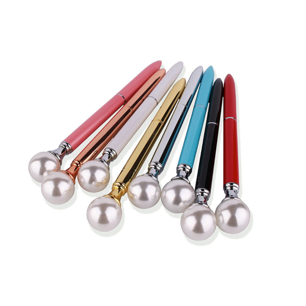 Cute Color Pearls Metal Ballpoint Pen