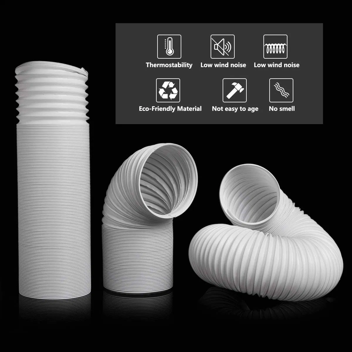 Universal Plastic Air Conditioner Parts 4/5m Tuyau de climatiseur pratique en PVC haute pression