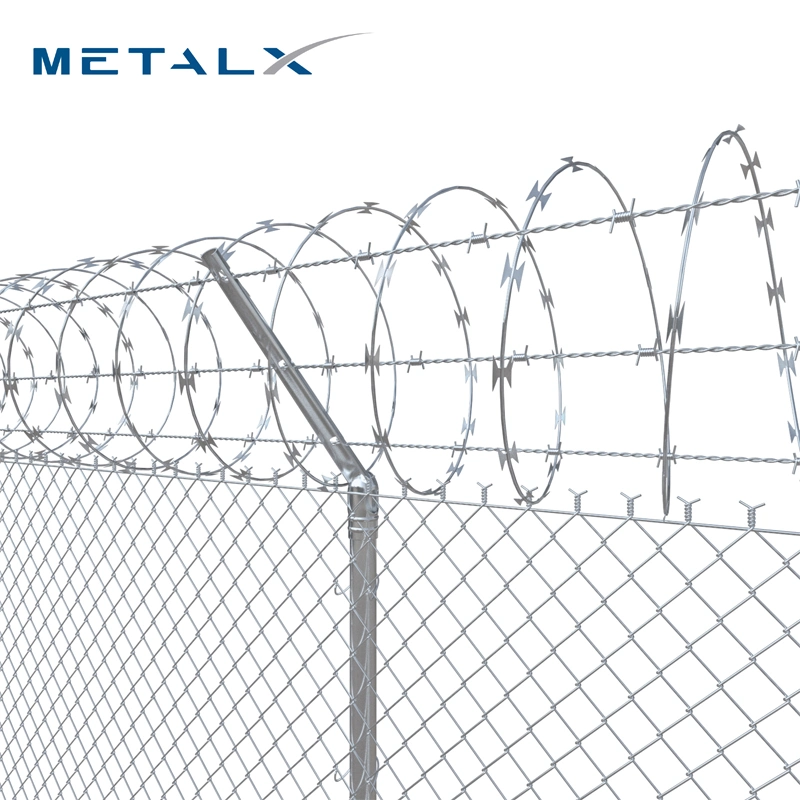 PVC Coated Steel Wire Hot Dipped Galvanized Outdoor PE Playground Chain Link Fence Netting