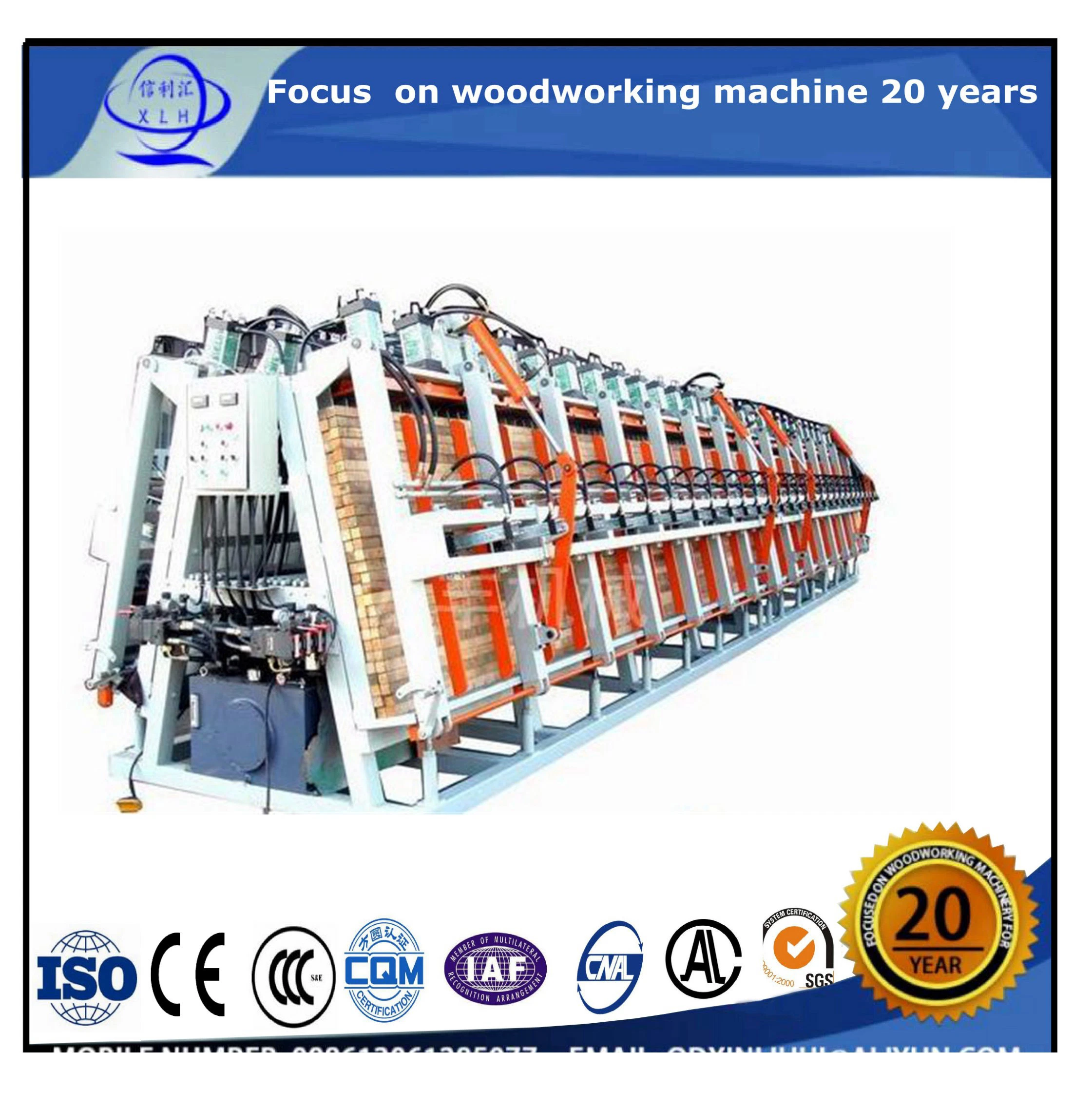 Plywood Production Machine/ Ideal Building Wooden Material Recycling Wood Working Machine/ Artificial Board and Wood Furniture Equipment