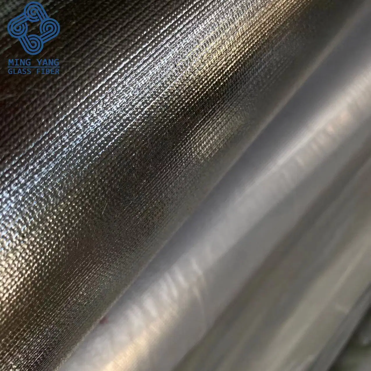 One Side Coated Silver Aluminum Foil Fiberglass Cloth Thermal Insulation Material