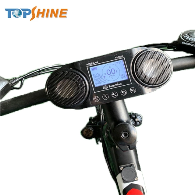 Multipurpose Hidden Bicycle Personal Vehicle 4G GPS Tracker with Share WiFi Hotspot LCD Speaker