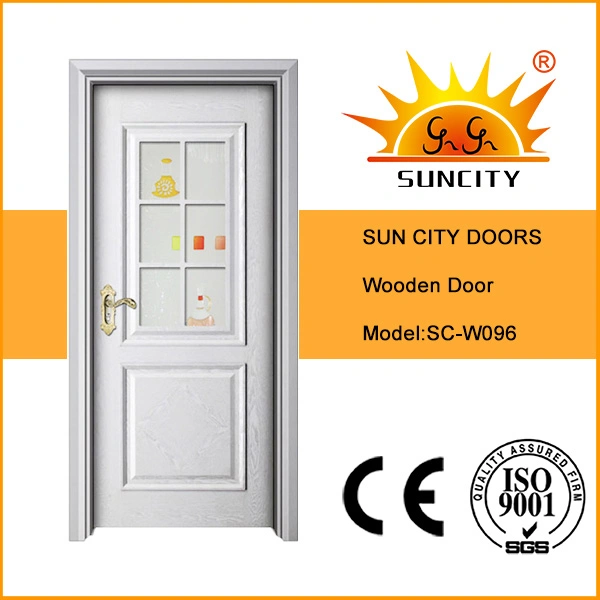 Customized High Quality Oak Paint Villa Entrance Wood Door (SC-W096)