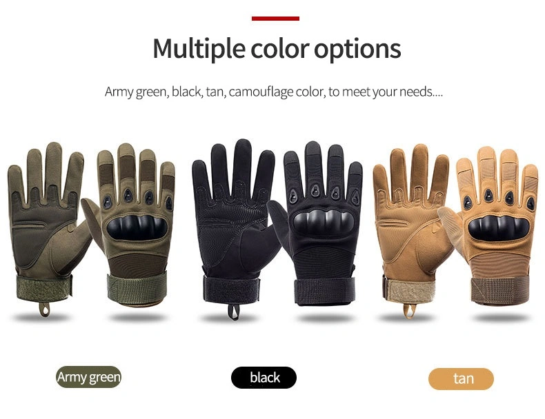 Outdoor Breathable Military Tactical Touch Screen Anti-Slip Climbing Gloves for Cycling