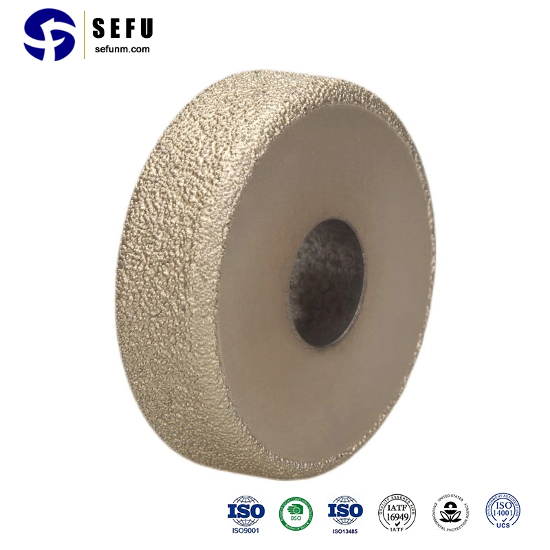 Sefu China Metal Diamond Cutting Disc Supplier Diamond Grinding Head Stone Cast Iron Brazing Carving Grinding Bit Diamond Grinding Wheels for Carbide