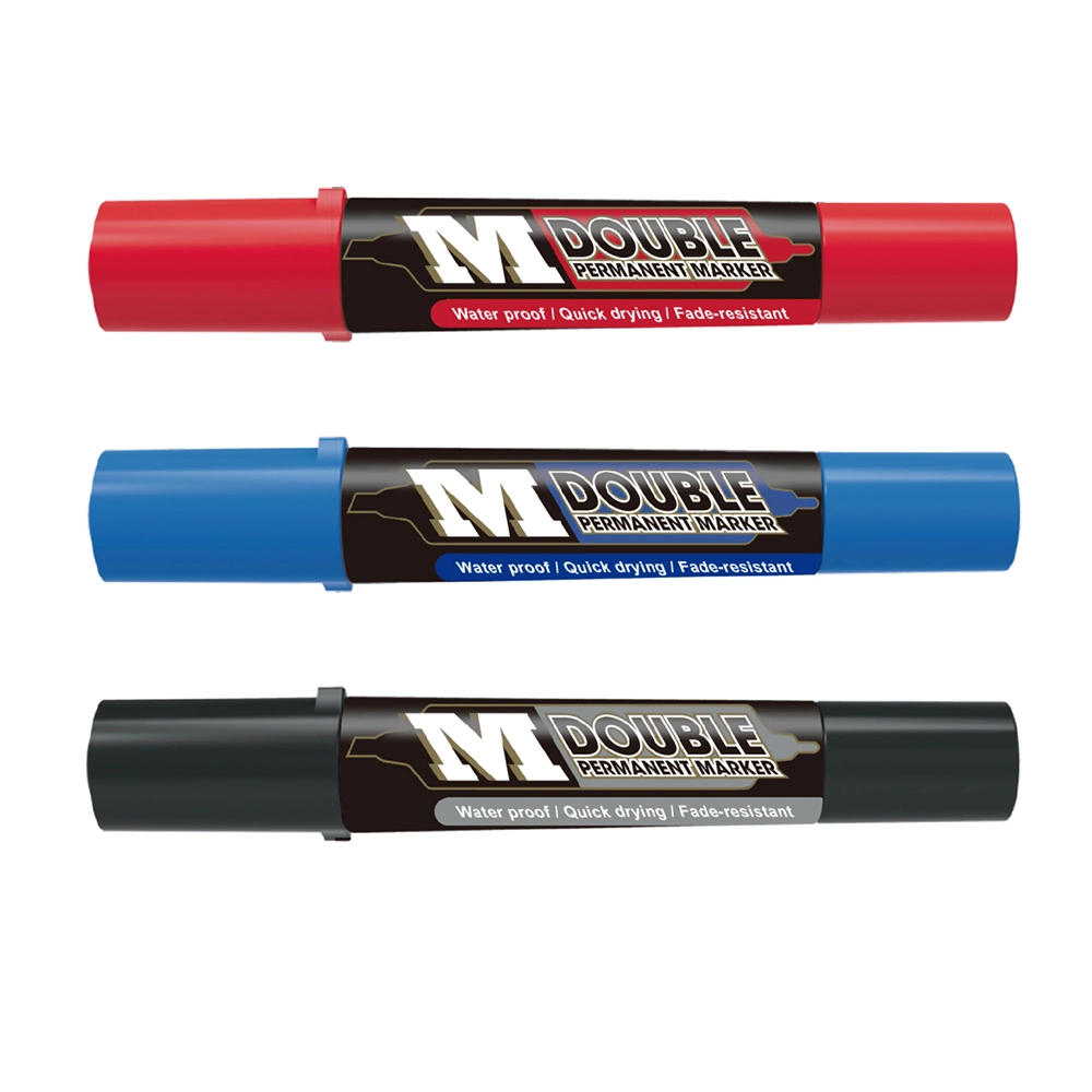 M&G Double Tips with Fine Tips Permanent Marker Black/Blue/Red