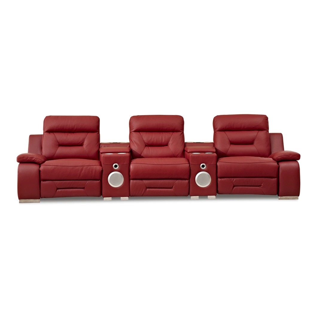 Modern Executive Furniture Home Concise Theater Recliner Leather Sofa