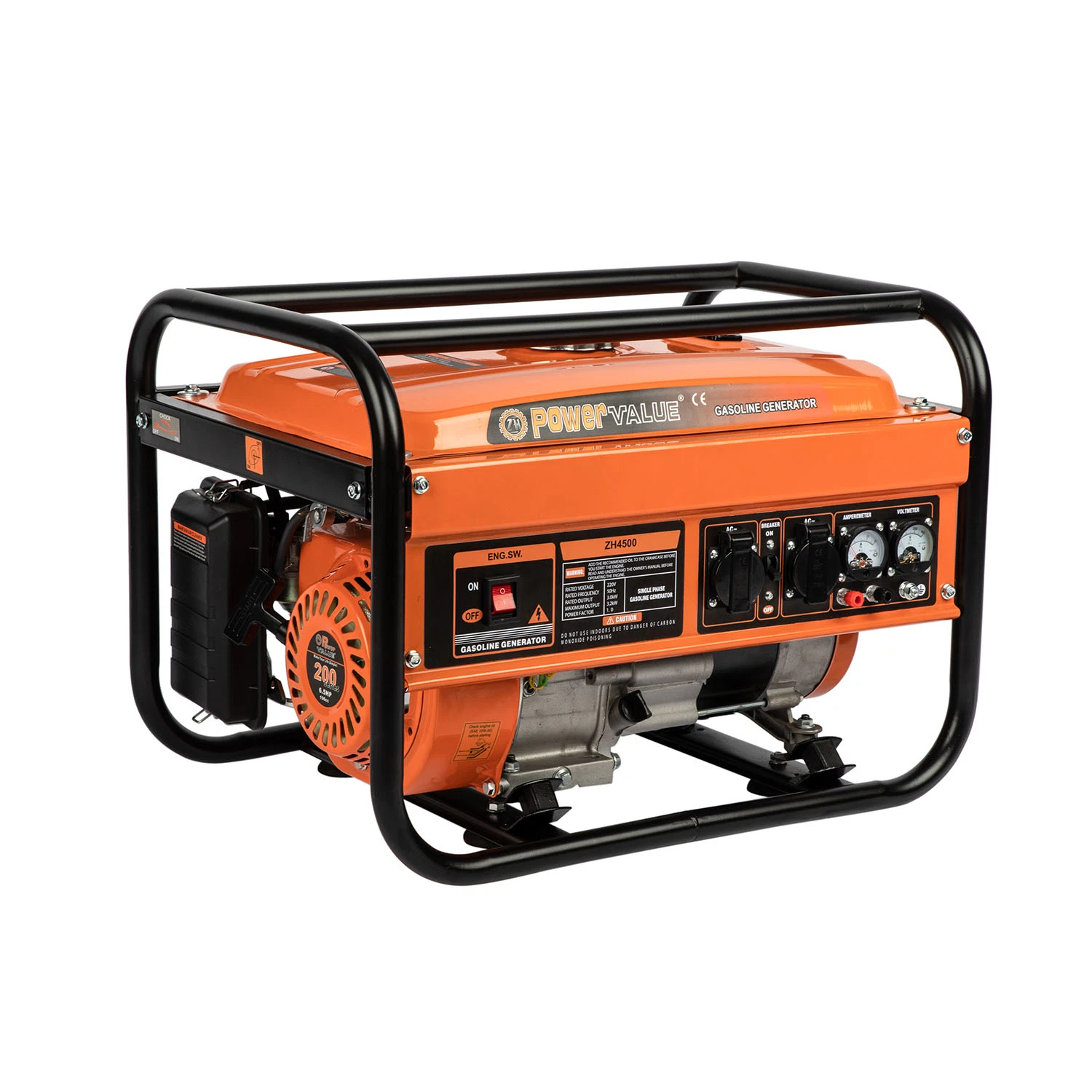 New Design 212cc 7HP 3600rpm 3kw 3500 Silent Gasoline Generator Electric Manual