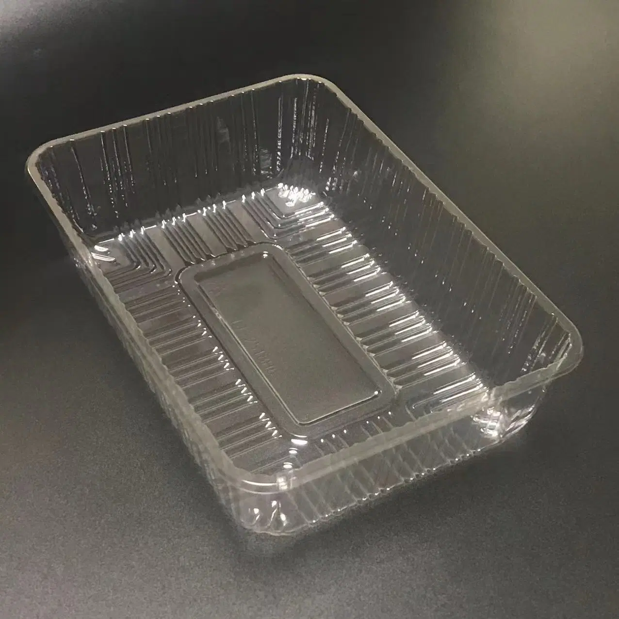 Clear Food tray for vegetable plate fruit tow