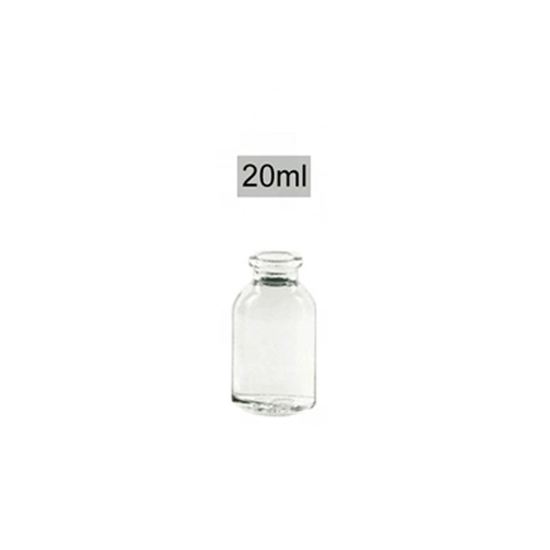 L'ambre clair Flacon en verre moulé pharmaceutique Bouteille 30ml Flacons de perfusion d'injection USP de Type I, II, III CE