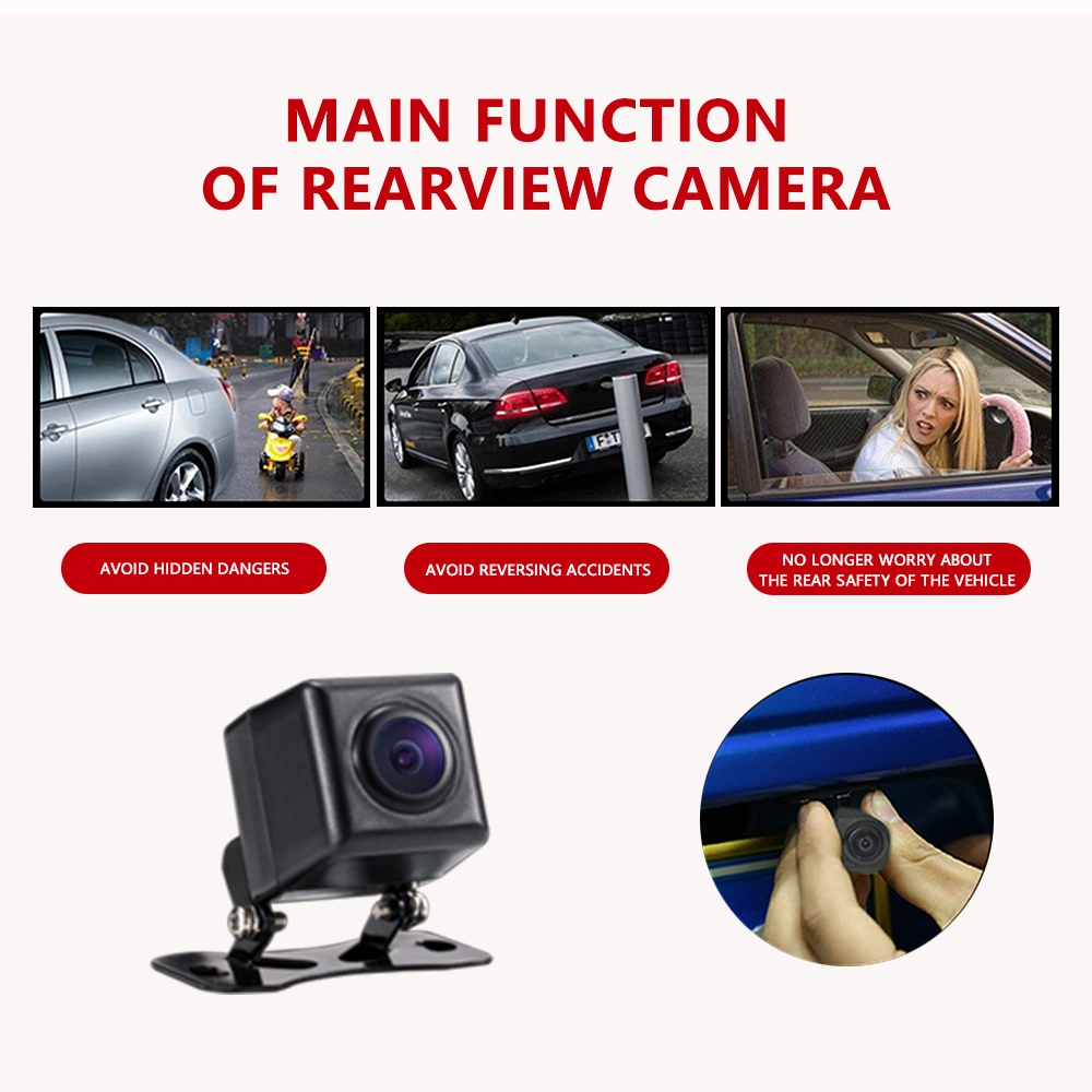 Wemaer Metal Plate Front Back Waterproof Night Vision Car Camera