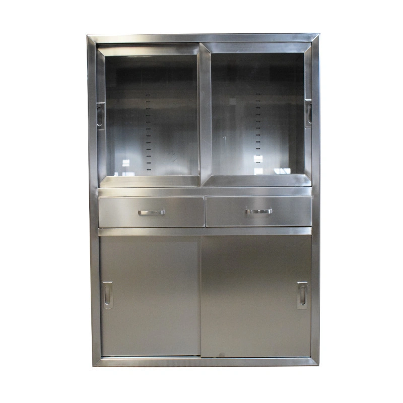 Stainless Steel Operating Room Instrument Cabinet Medicine Storage Cabinet Medical Instrument Cabinet