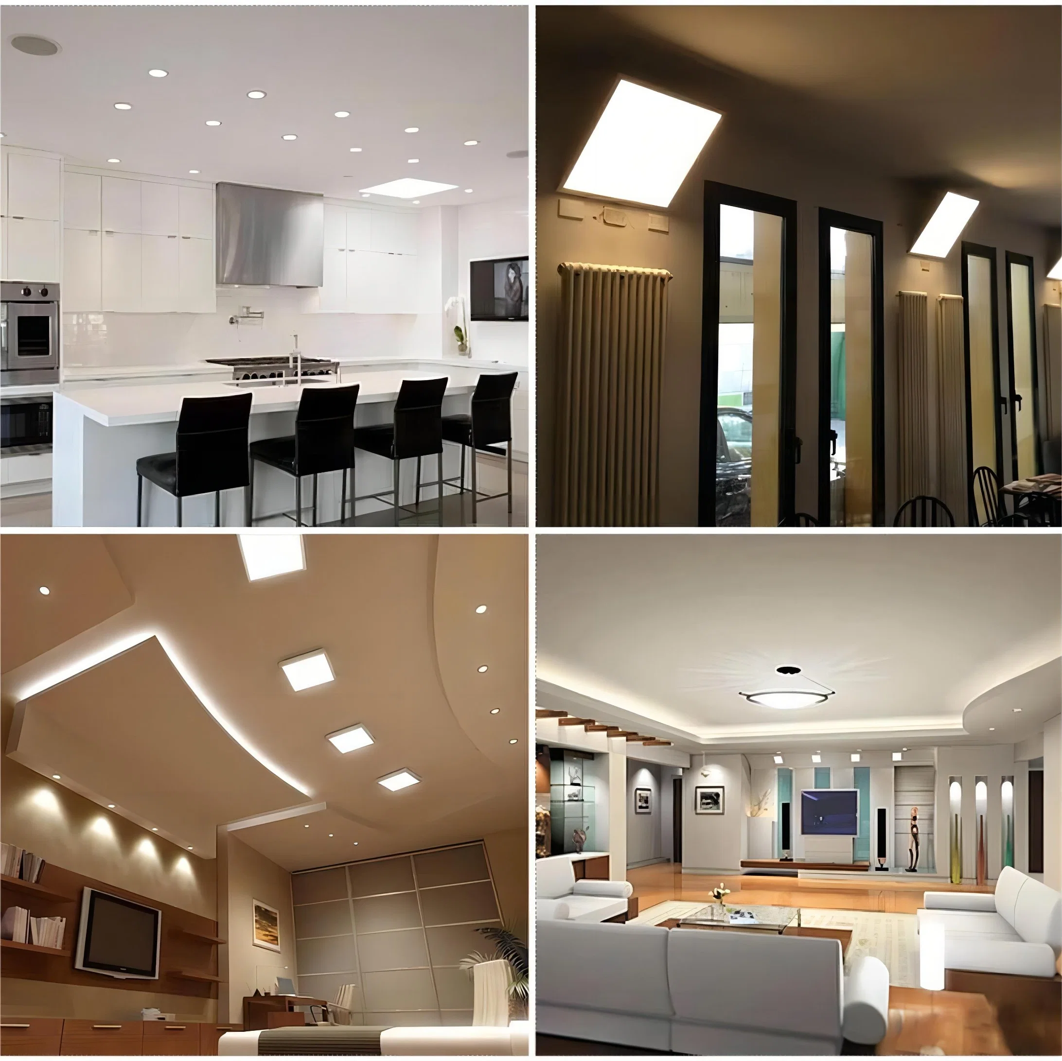 Chine Prix de gros personnalisé Guzhen Zhongshan intérieur éclairage présentoir carré Commercial sans cadre ce 600X600 Ultra Thin LED panneau de lumière fournisseurs