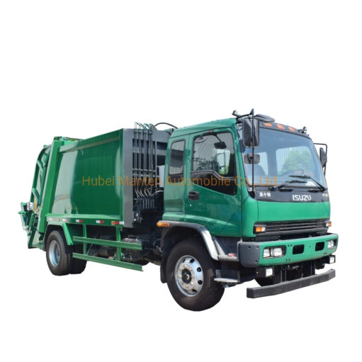 Isuzu 14m3 Compressor Garbage Truck Collect Trash Bins