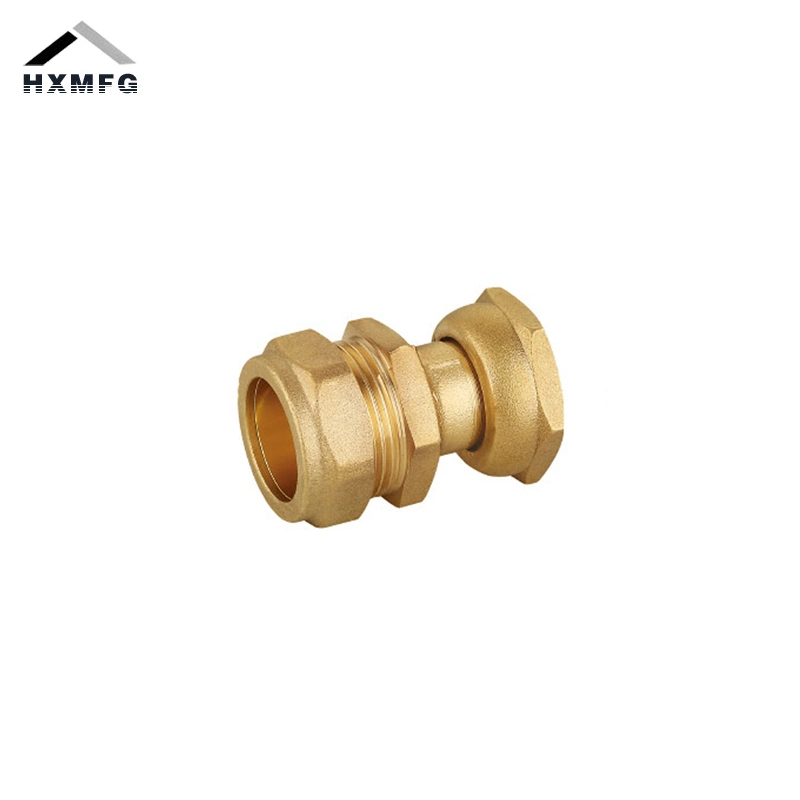 Copper Pipe Brass Compression Fittings Straight Tap Connector