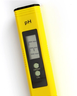 Fase de pruebas digitales de medición de agua bolígrafo dosificador