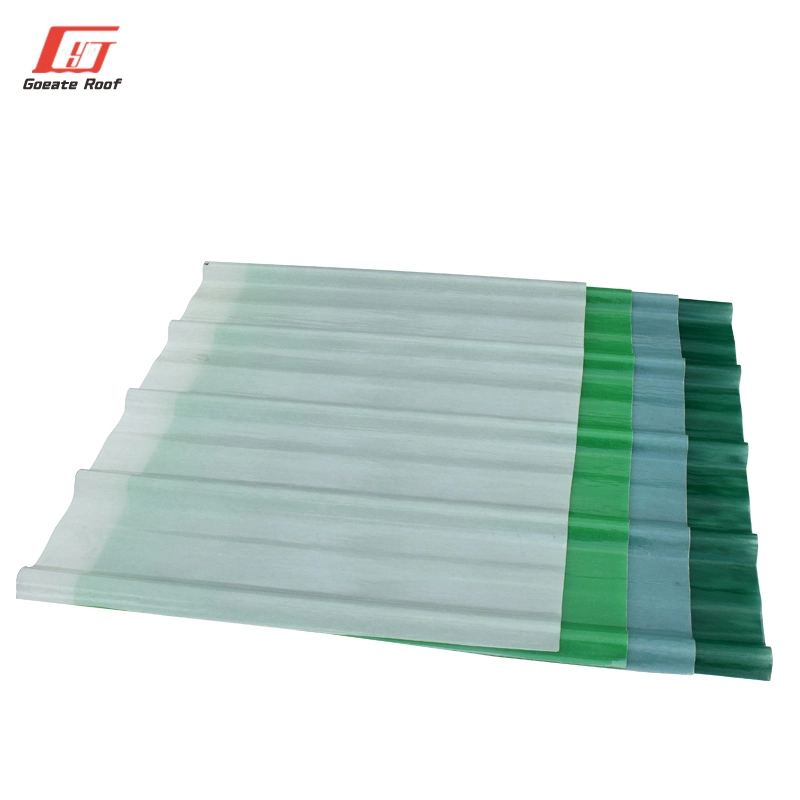 FRP Translucent Scatter Light Roofing Sheet Warehouse Transparent Plastic Fiberglass Sheet