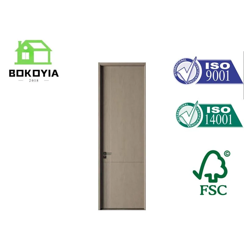 Lujo ligero va con todo Puerta, de gama alta puerta ecológica personalizada MDF PVC5017