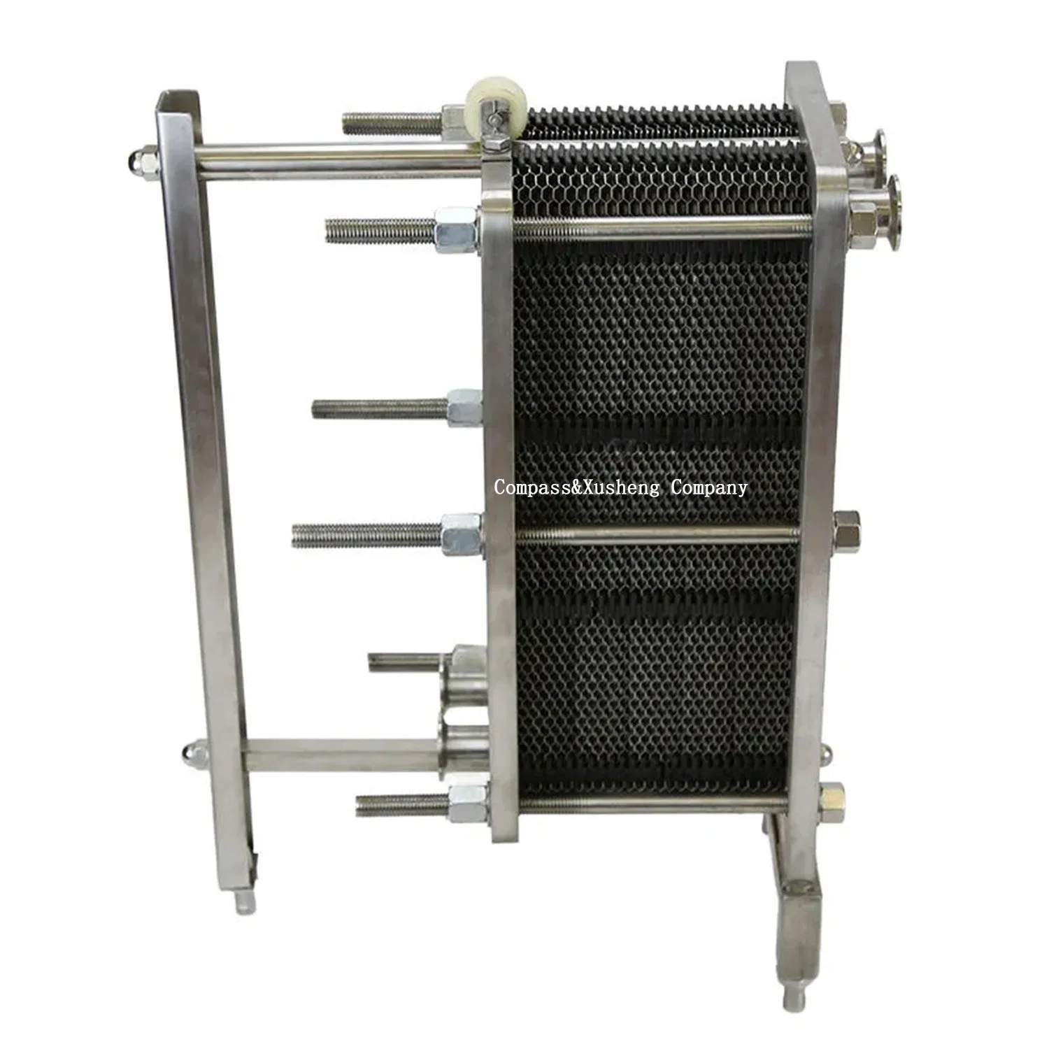 Sanitary Stainless Steel Single Stage Detachable Plate Heat Exchanger for Milk Sterilization