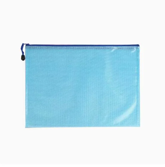 18c Mesh Zipper Pouch Zipper Bags, Puzzle Bag A4 Letter Size File Pocket, Zipper File Bags for School and Office Supplies